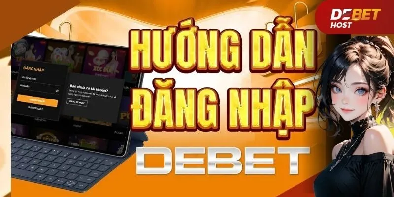 Hướng dẫn chi tiết 3 bước đăng nhập DEBET 